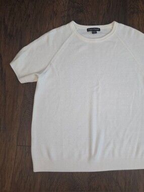 Designers Originals Short Sleeve Crewneck Top - Cream